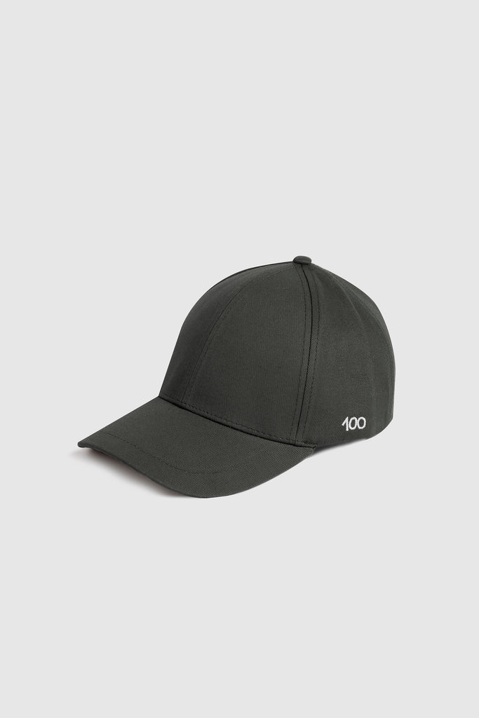 The 100 CAP in Olive Green Cotton