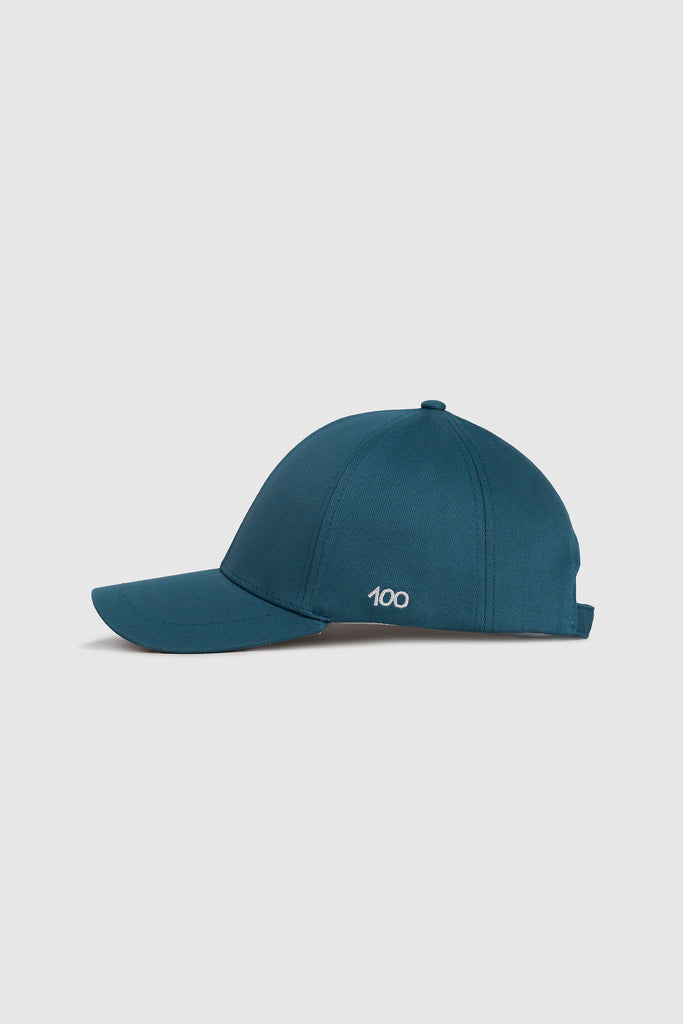 The 100 Cap in Plain Ocean Cotton