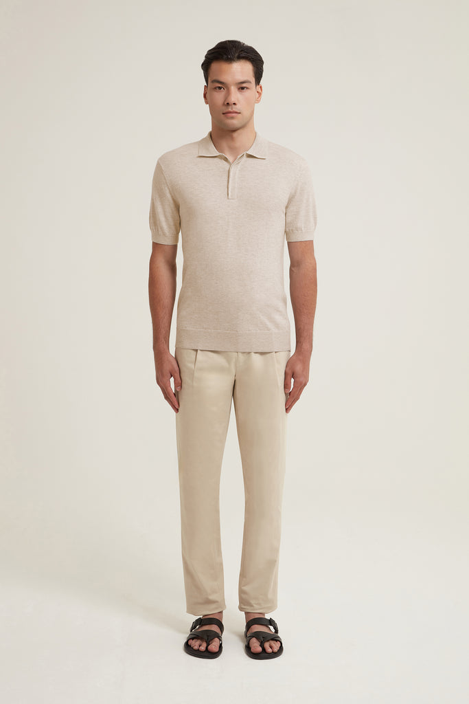 Artin Wool Silk Polo