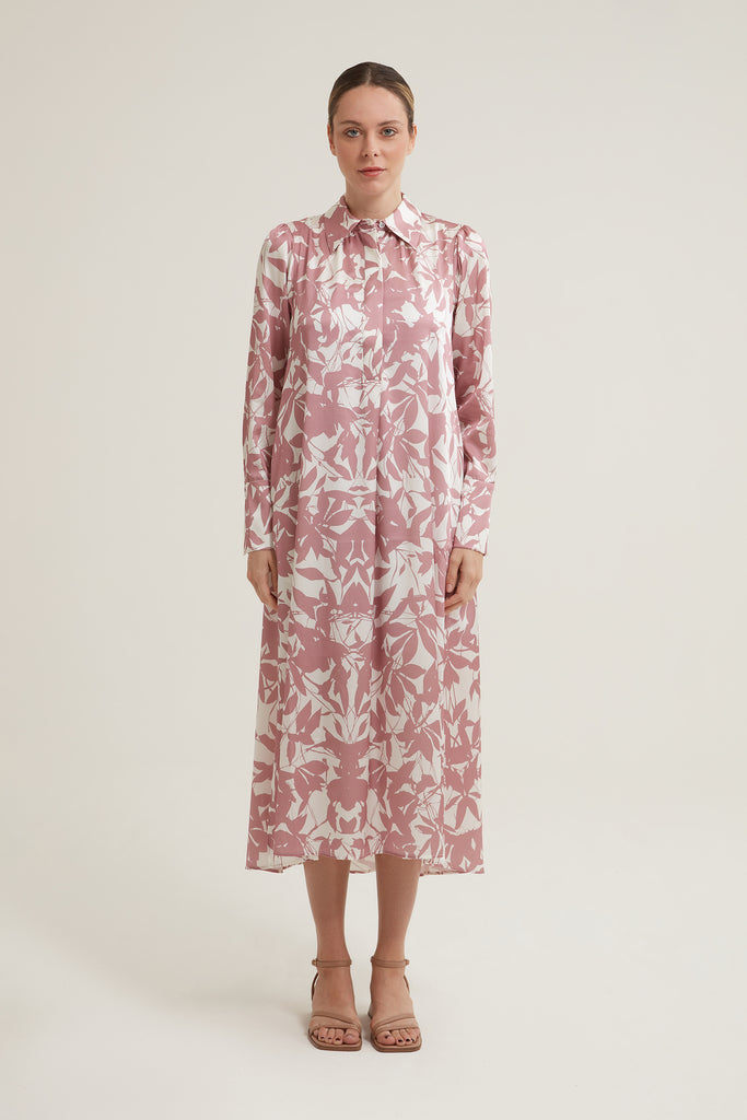 Flora Silk Dress