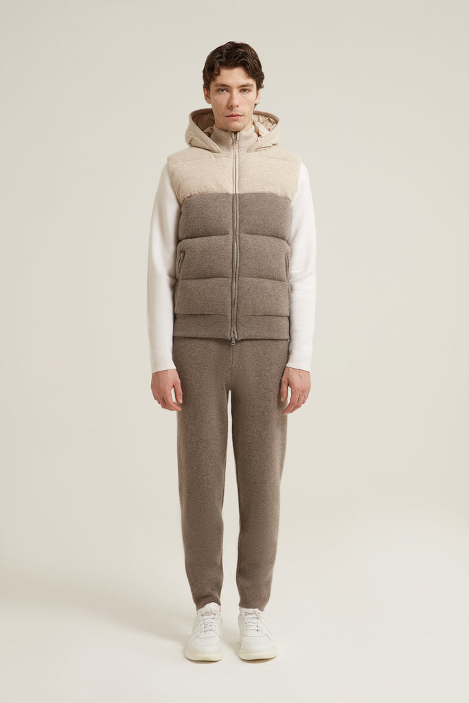 Hakeem Padded Cashmere Gillet