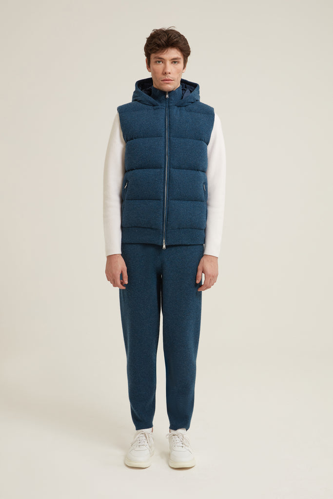 Hakeem Padded Cashmere Gillet