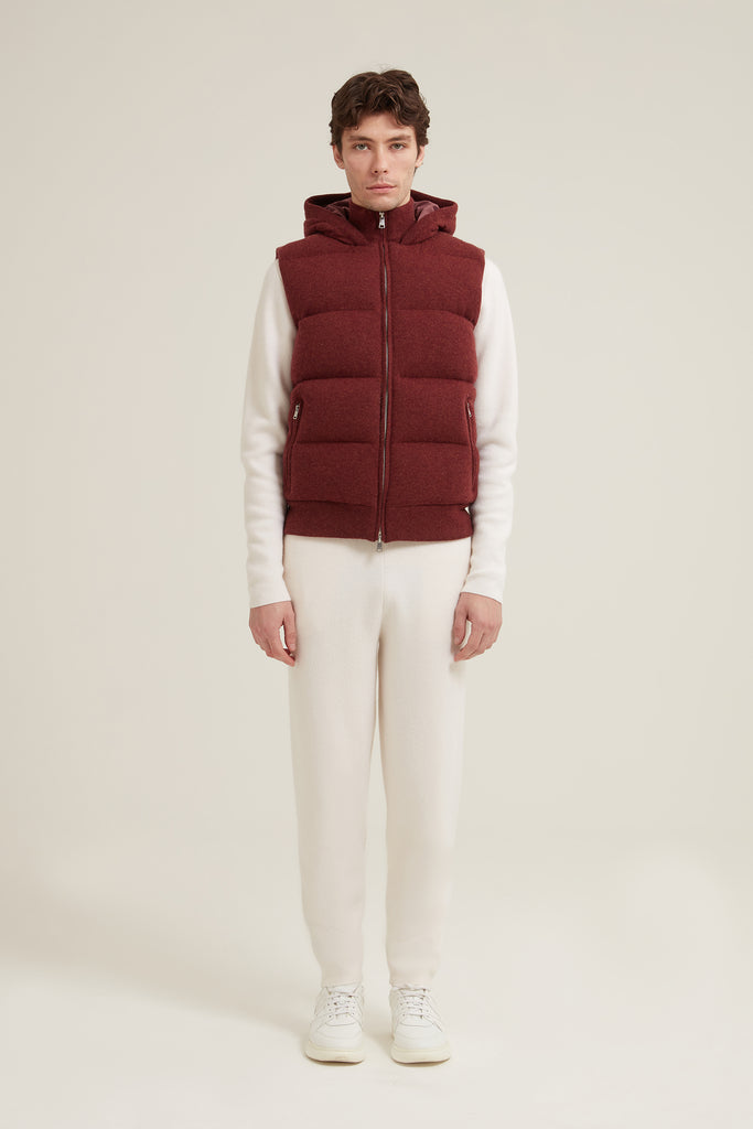 Hakeem Padded Cashmere Gillet