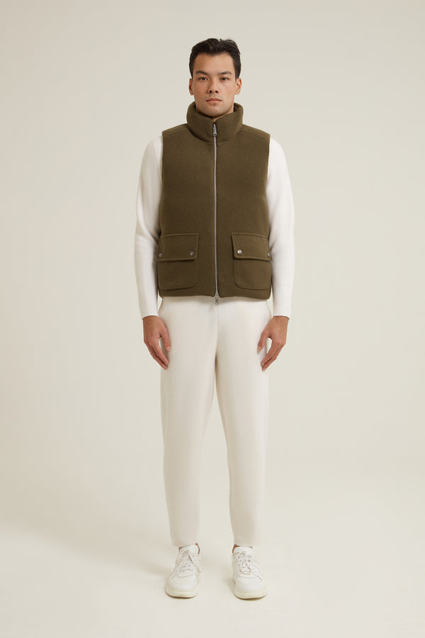 Holmesly Reversible Cashmere Gilet