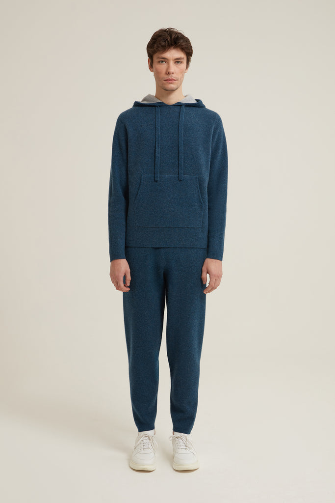 Jude Contrast Cashmere Hoodie