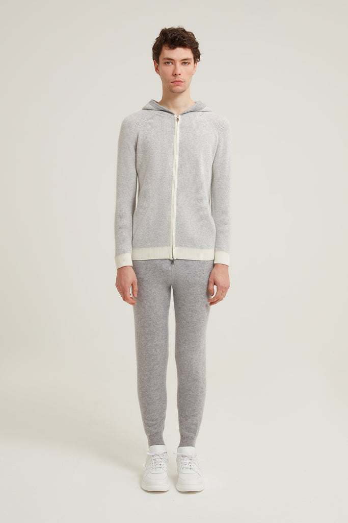 Zac Wool Cashmere Zip up Hoodie